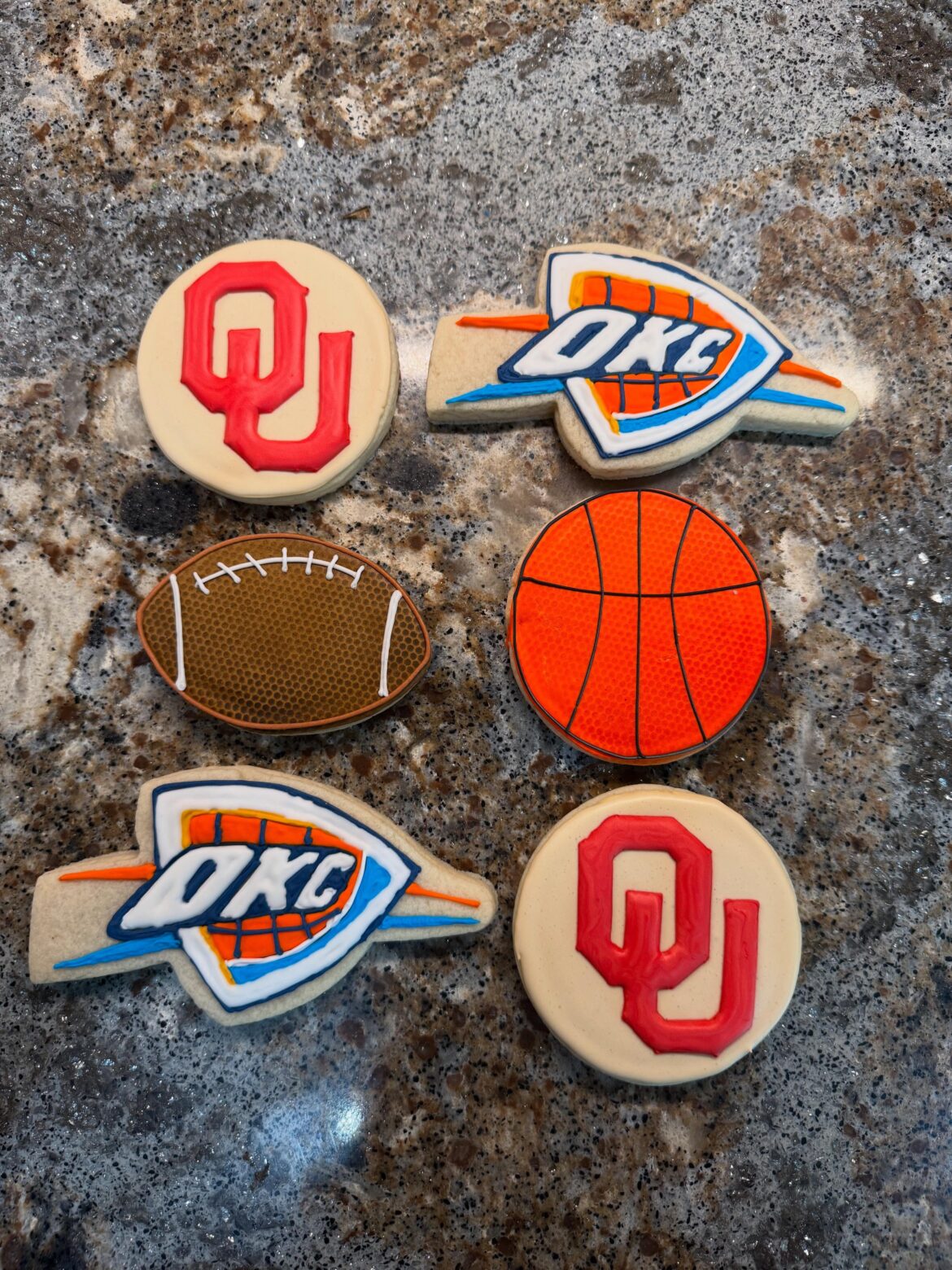Appreciation Cookies for a Cancer Patient who loves sports
