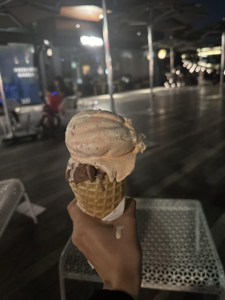 Melon and Prosciutto Ice Cream