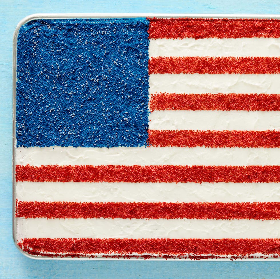 american flag cake labor day dessert