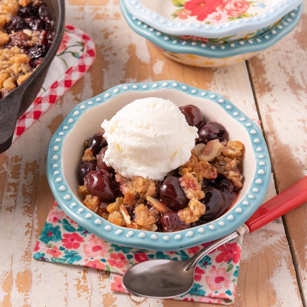 cherry crisp labor day dessert