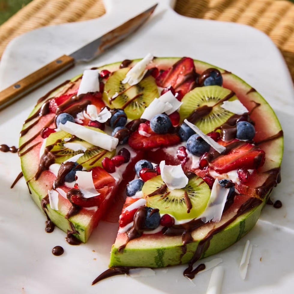 labor day desserts watermelon pizza