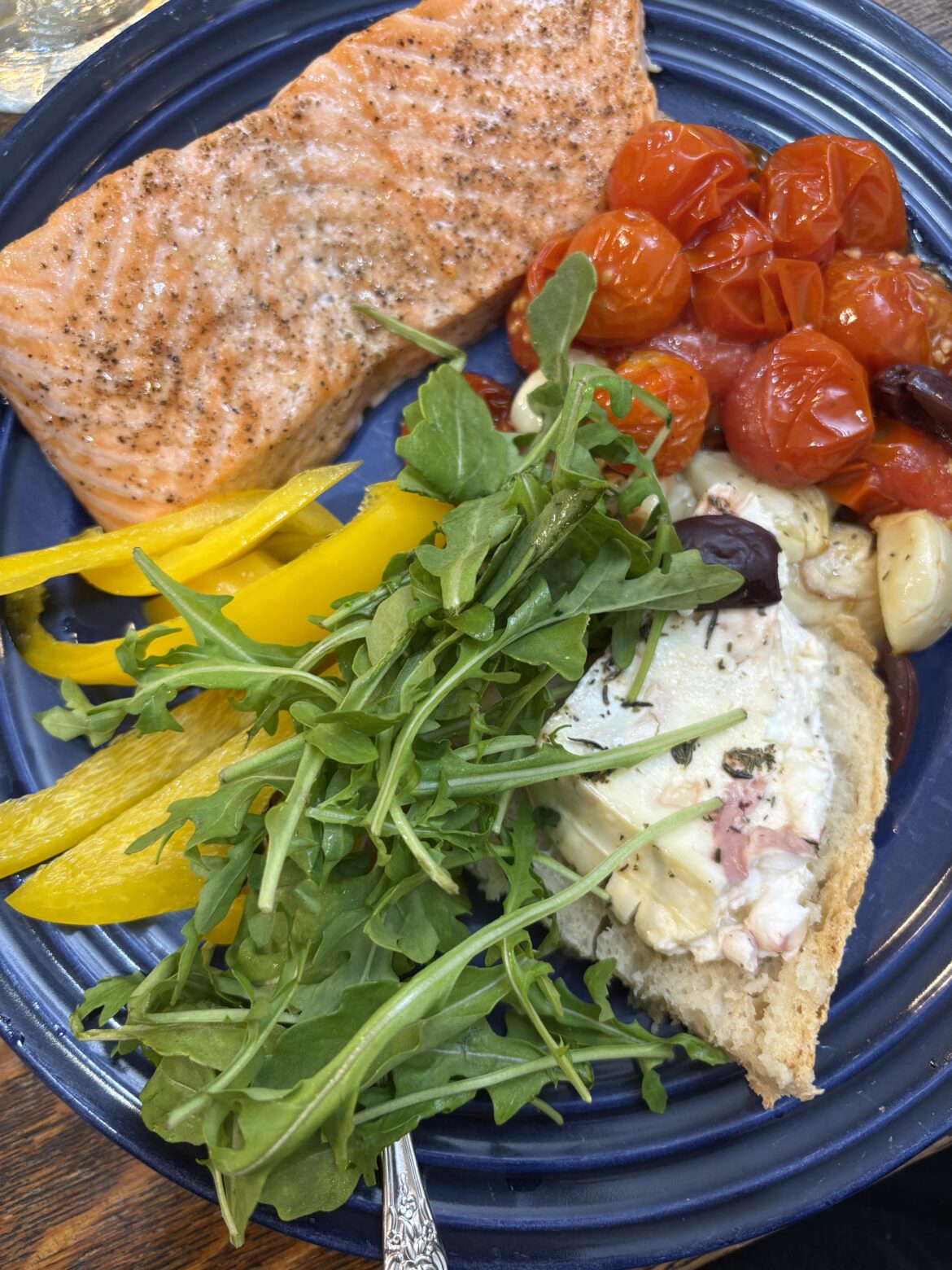 Mediterranean rainbow plate