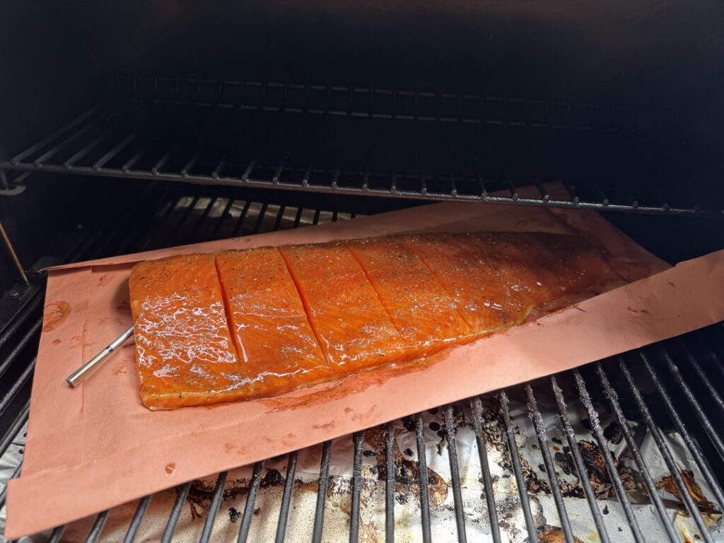 Smoked Salmon with Teriyaki-Brine