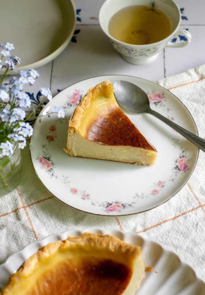 Vegan custard tart 😍 as requested 🌱