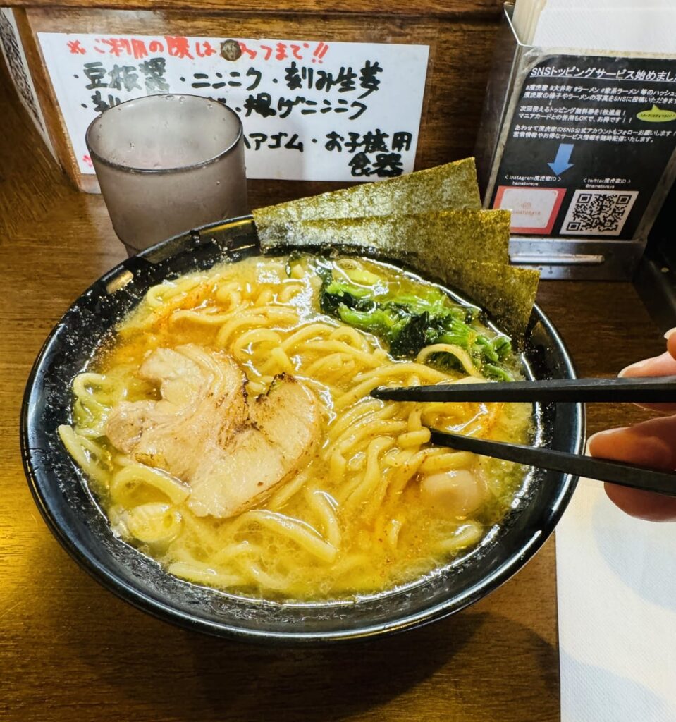 Amazing Ramen in Oimachi Tokyo