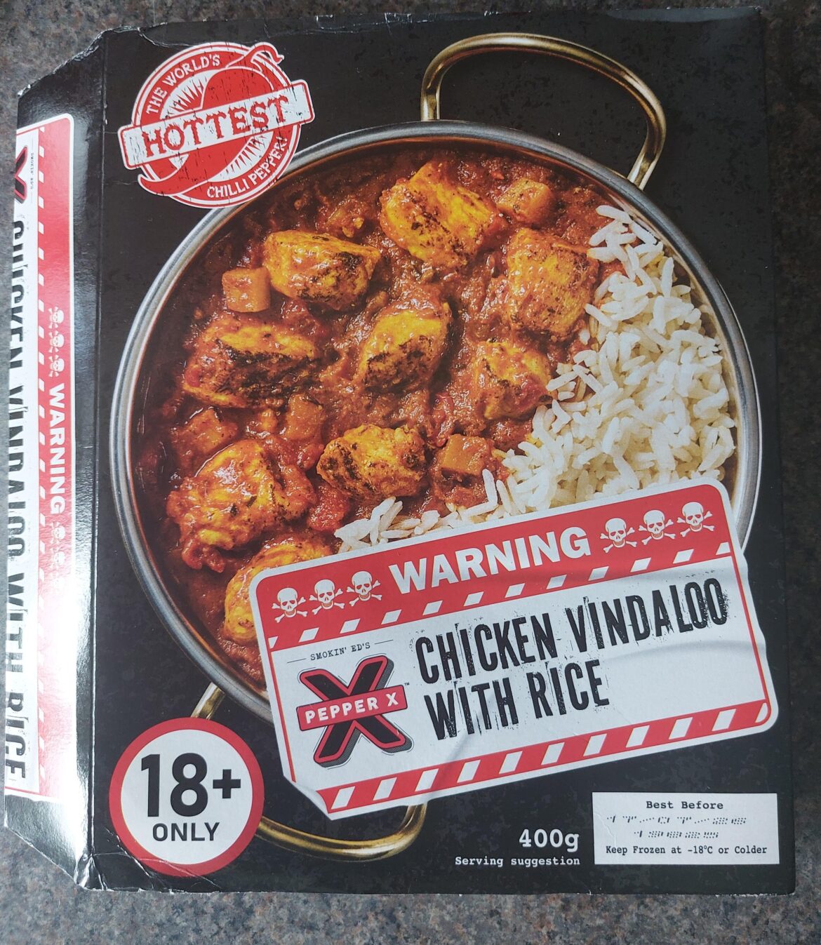Pepper X Chicken Vindaloo with Rice - Iceland Supermarkets (U.K)