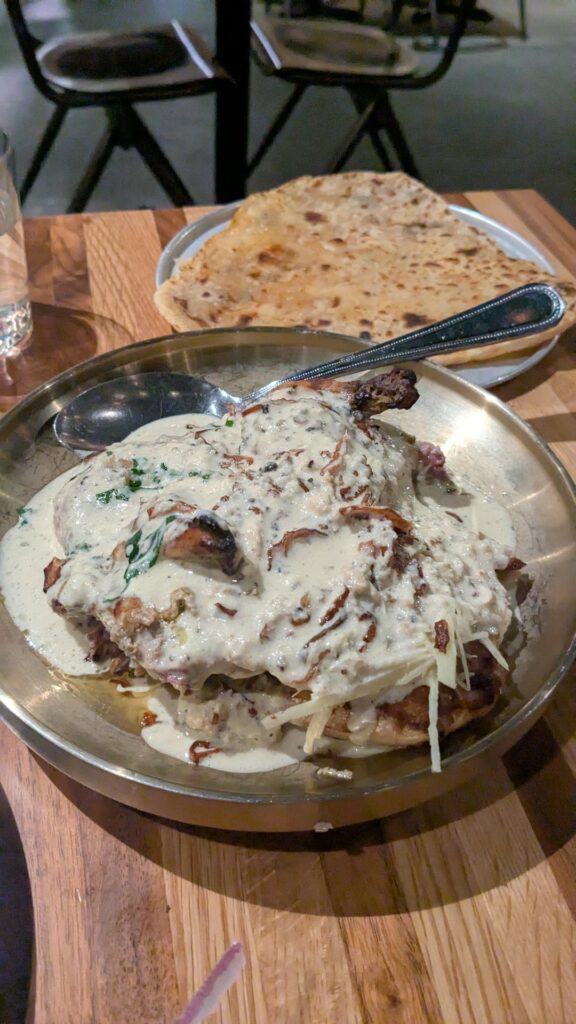 went to Dhamaka on my bf's birthday