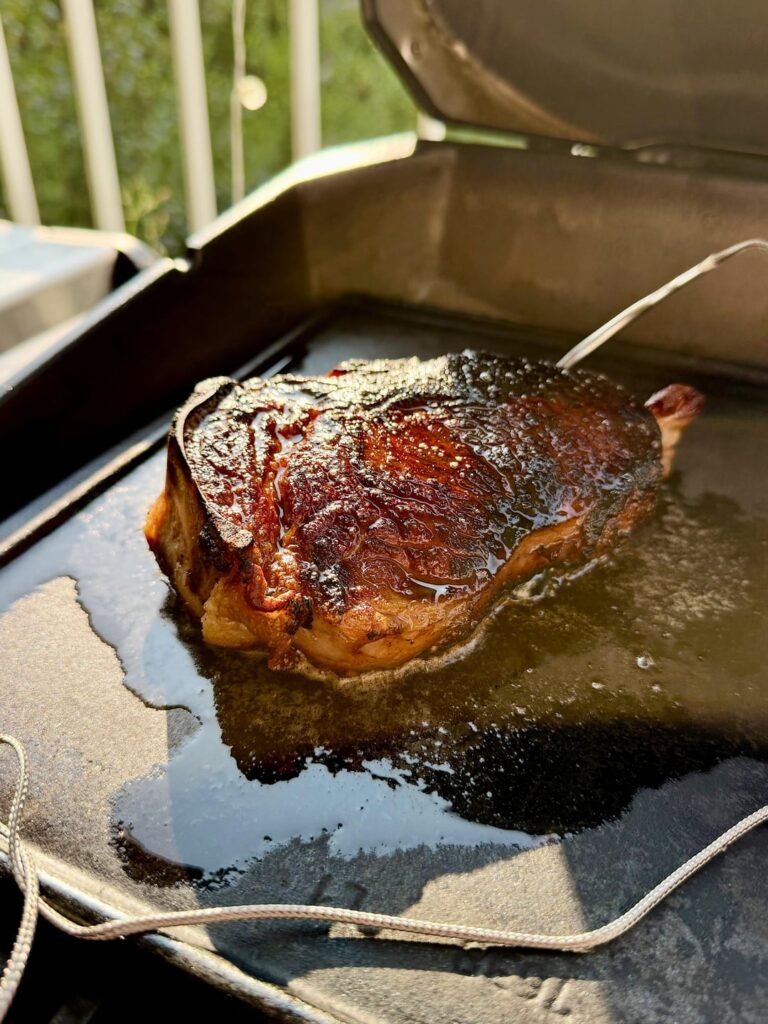 My birthday steak I made tonight.