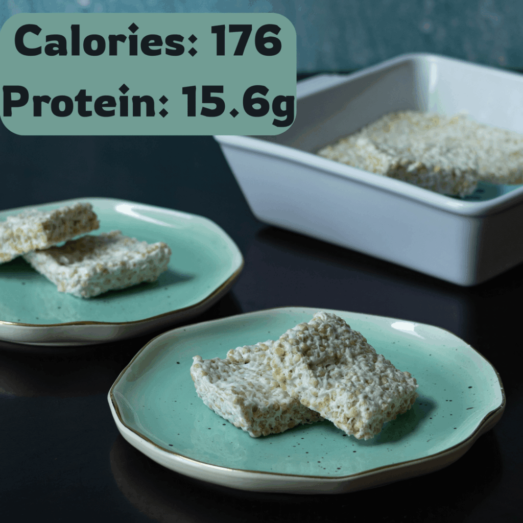 Edamame puffs are great for making homemade protein snacks!