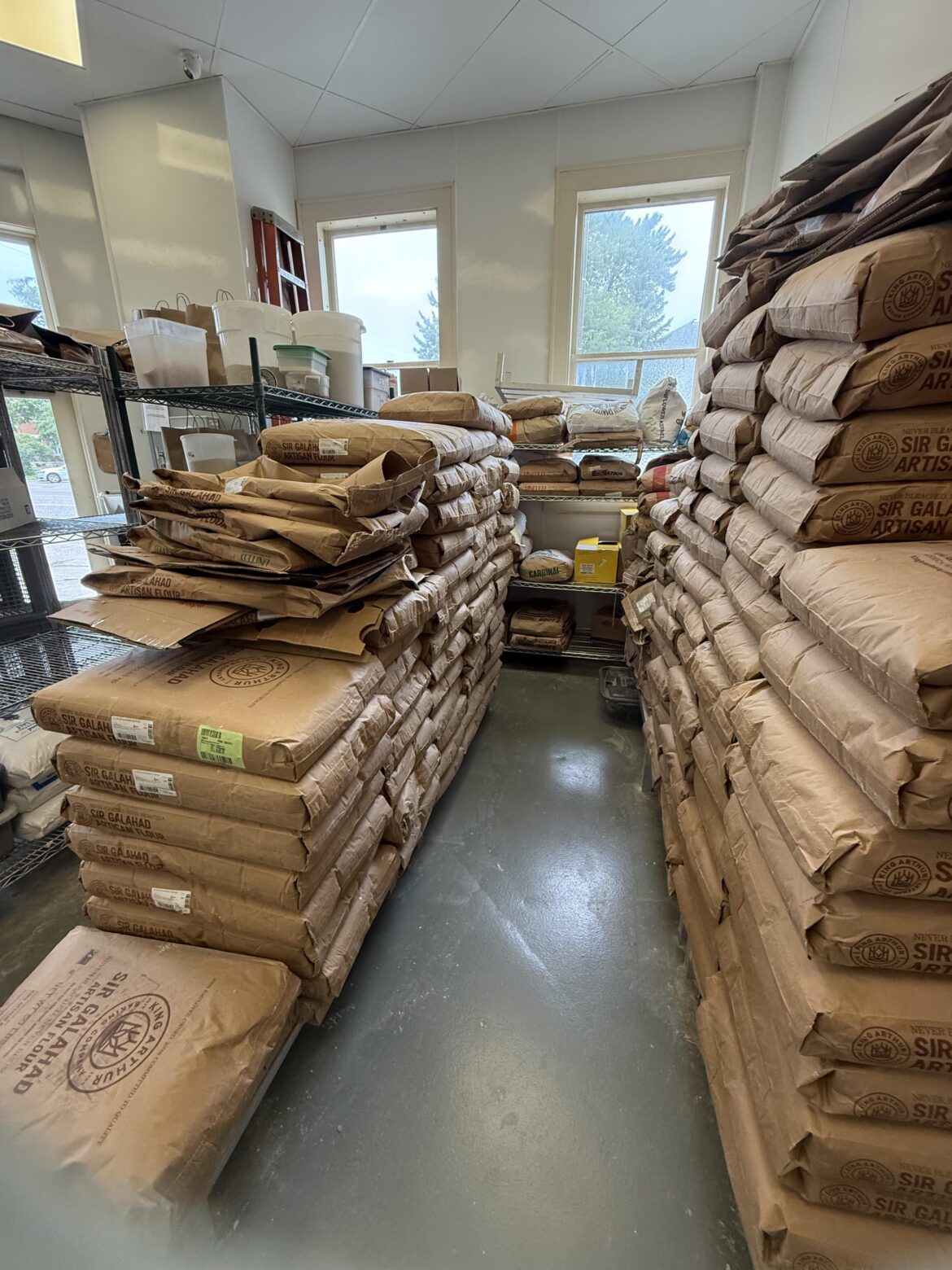 Hm do you think we have enough flour?