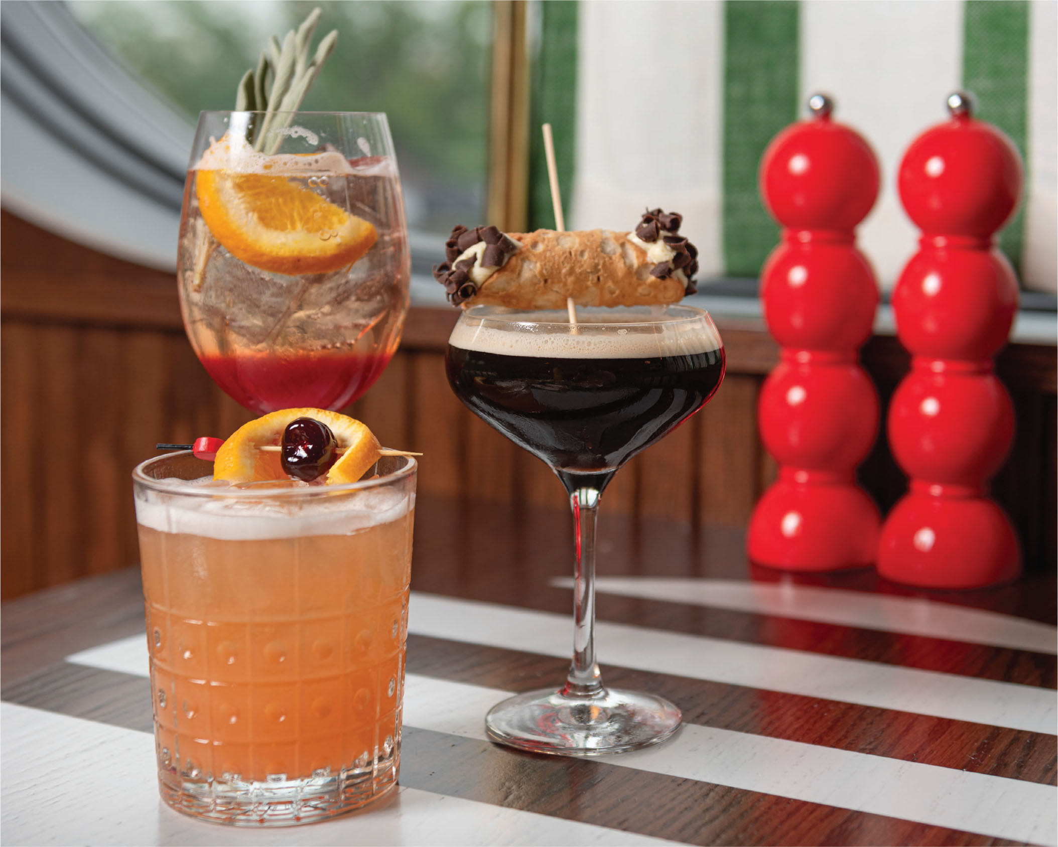 Creative cocktails.