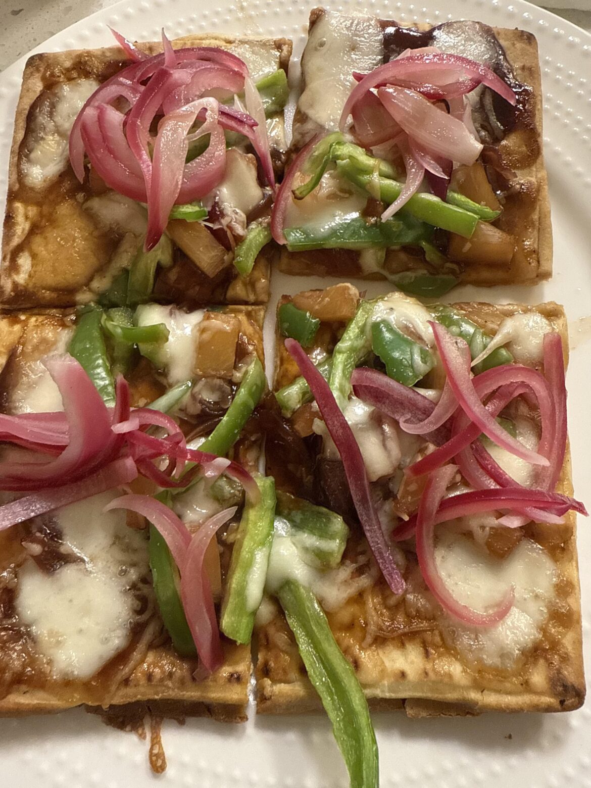 BBQ Pineapple Flatbreads