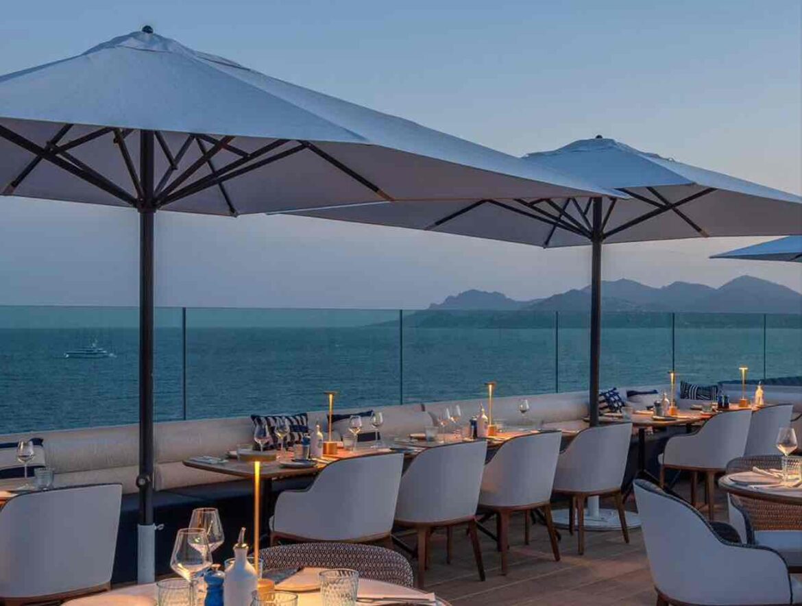 Marea extends summer evenings on rooftop overlooking Bay of Cannes Marea