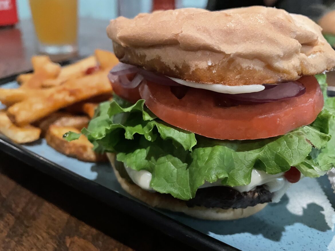 Cheeseburger at Coasters Taphouse, Cocoa Beach, FL