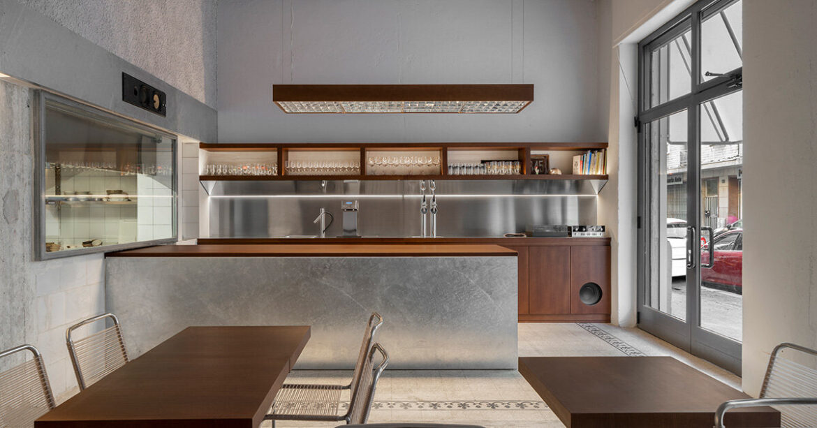 studiomille creates cozy wine bar in milan, rooted in filipino culture
