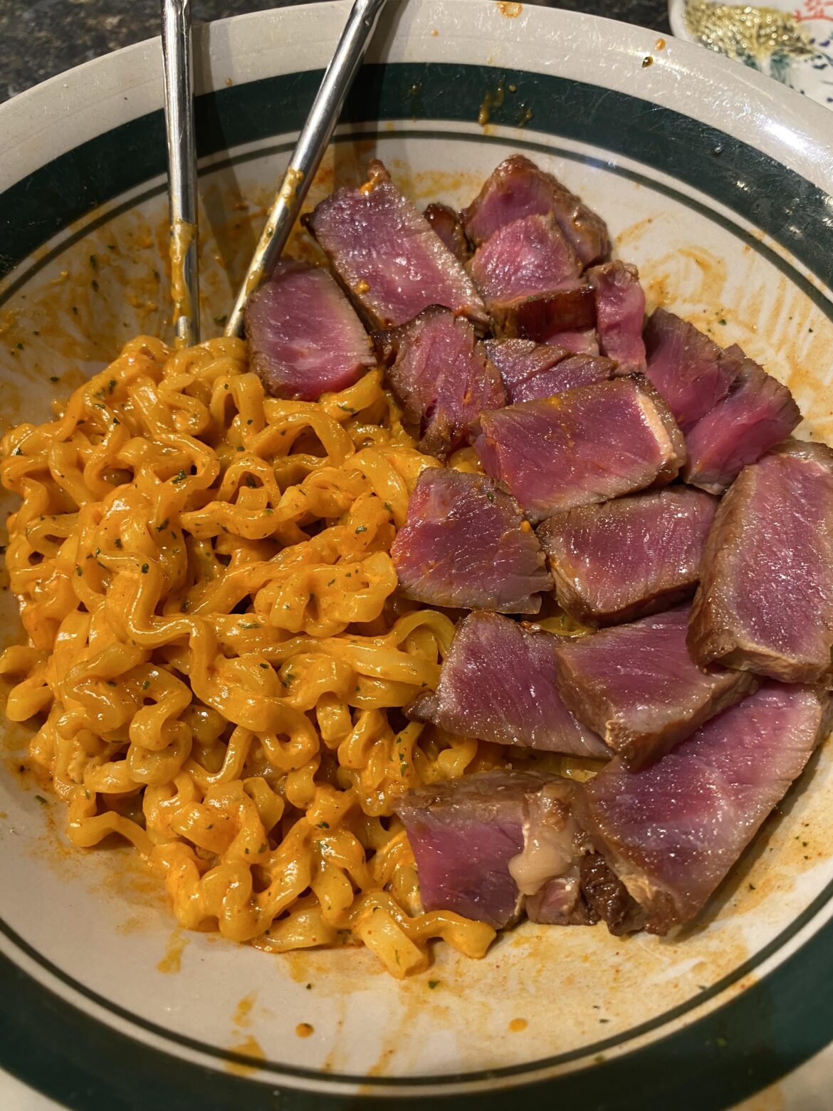 Stake and Ramen has been the go to lately