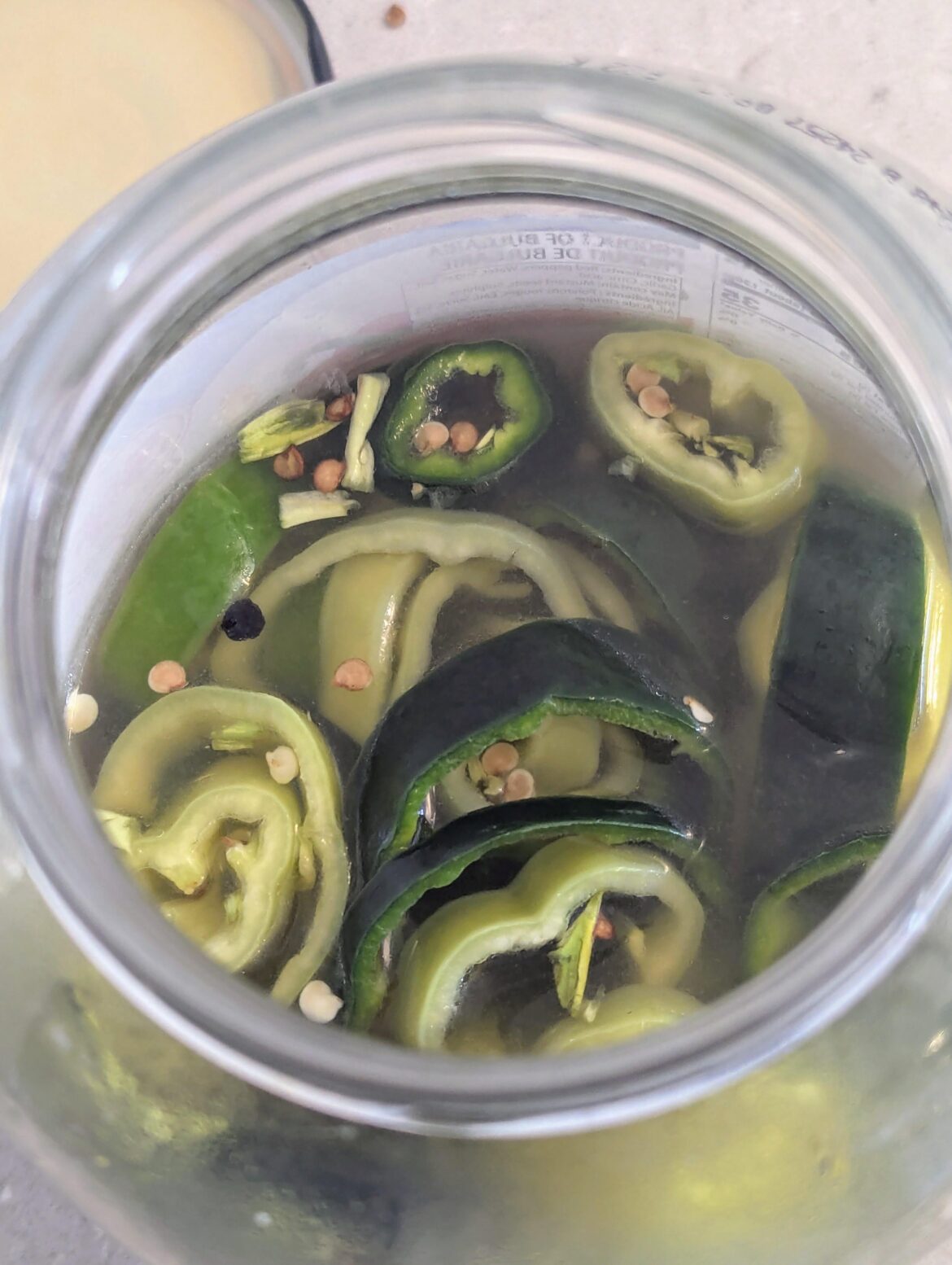 Pickling Peppers From my poblano plant and a variety pack I got from my local farmers market