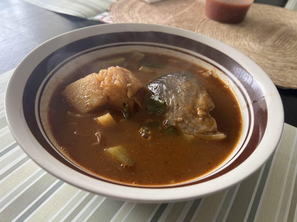 Caldo Michi de Bagre estilo Prehispánico