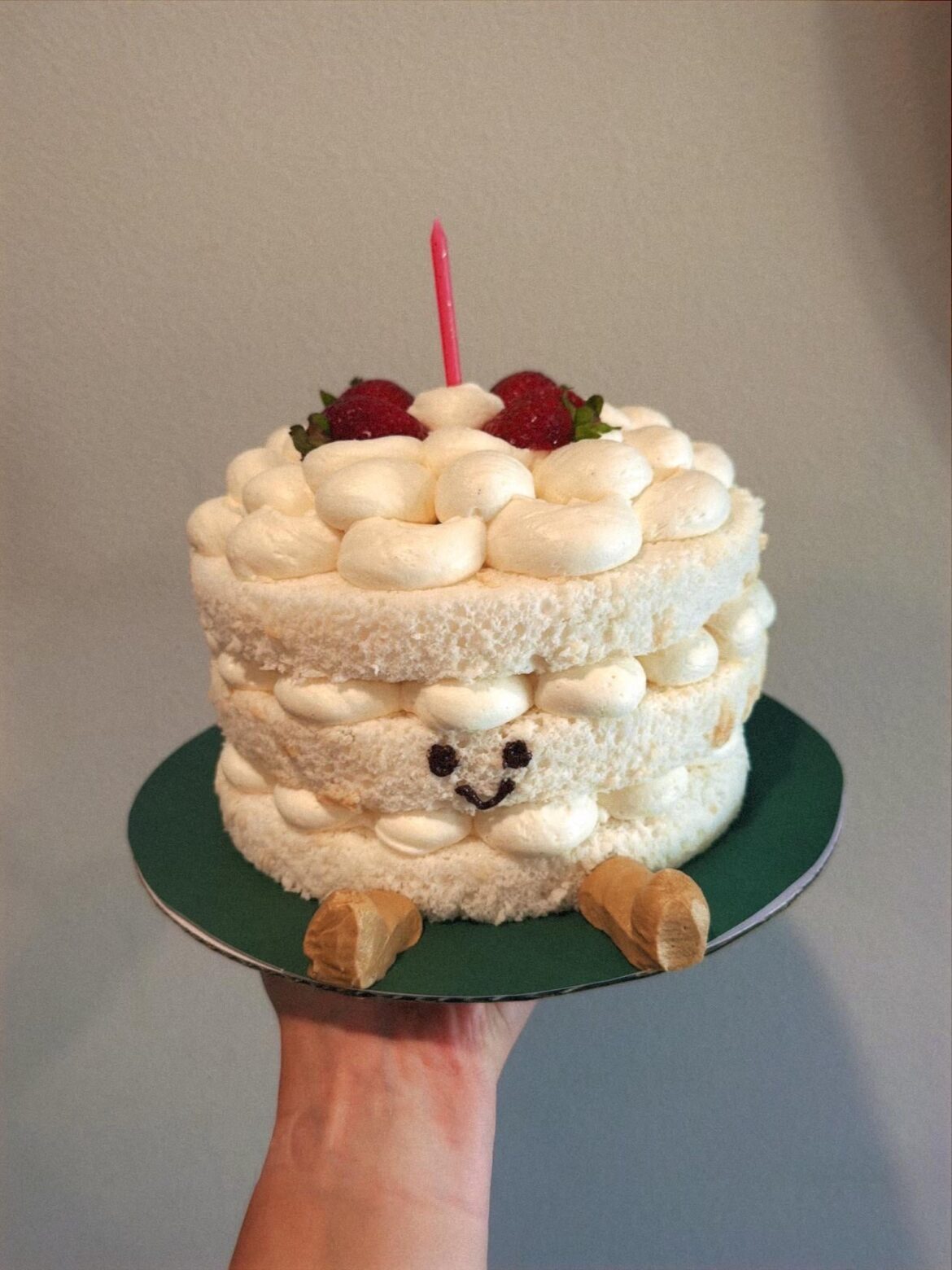 a jellycat angel food cake i recently made 🥹