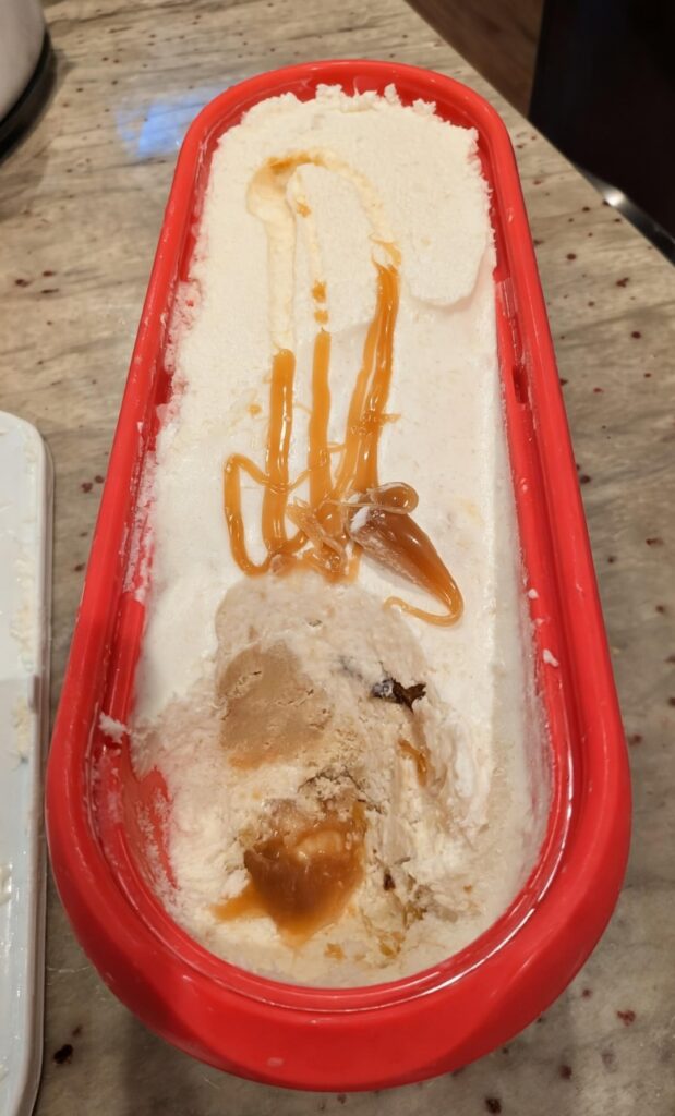 Pineapple Upside Down cake ice cream