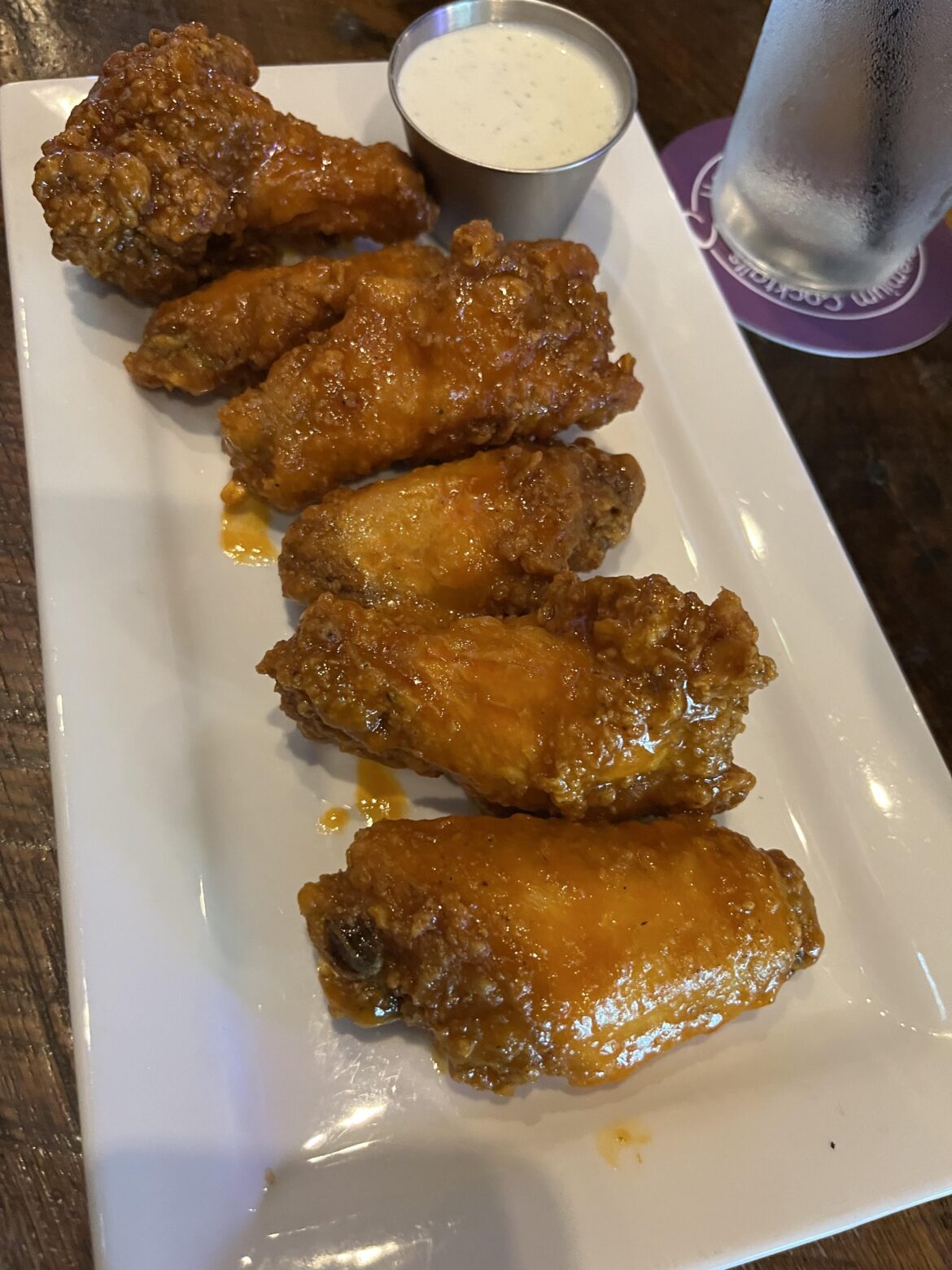 Wings from one of my favorite burger joints in suburban Kansas City! These were very tasty and crispy.