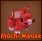 Mochi mouse pet icon for Roblox Grow a Garden.