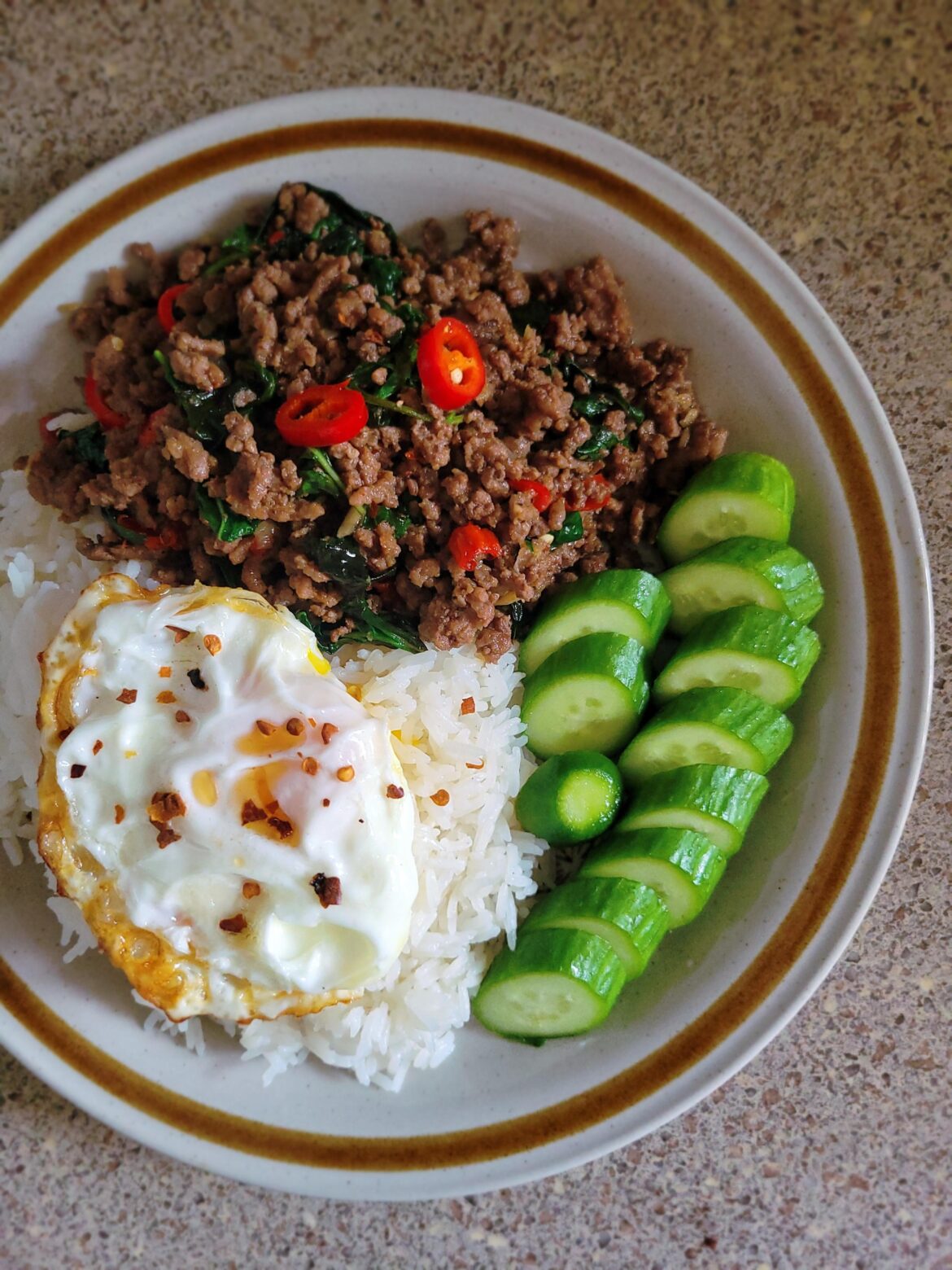 Beef Pad Krapao (Thai Basil Stirfry)