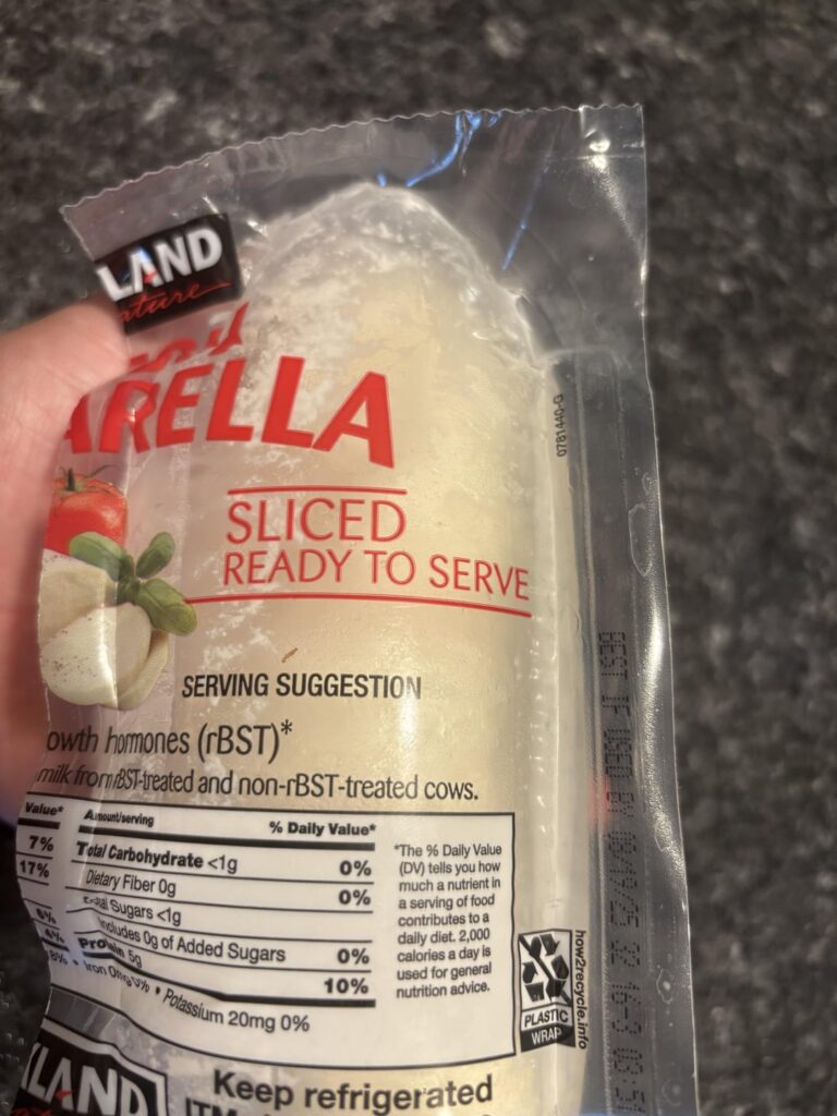 What happened with my Mozzarella?