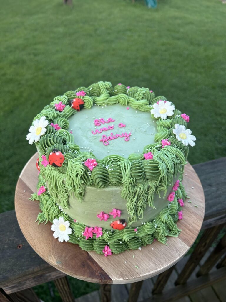 Birthday cake I made for my sister