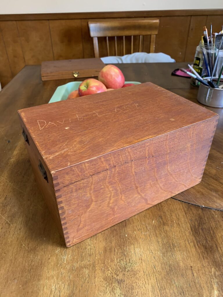 Estate sale find of hand written old recipes