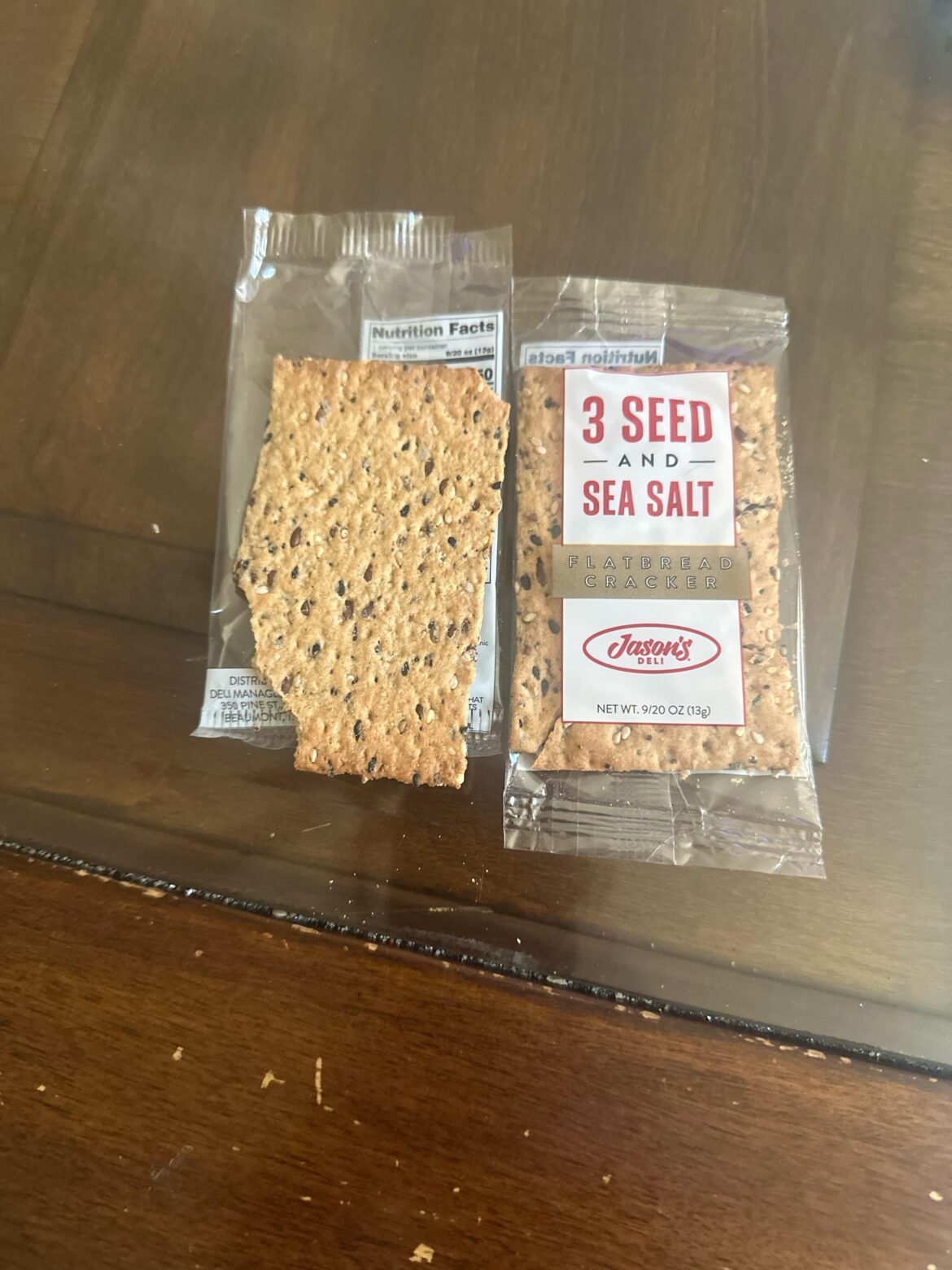 Didn’t these Jason Deli Crackers Come with Two Before?