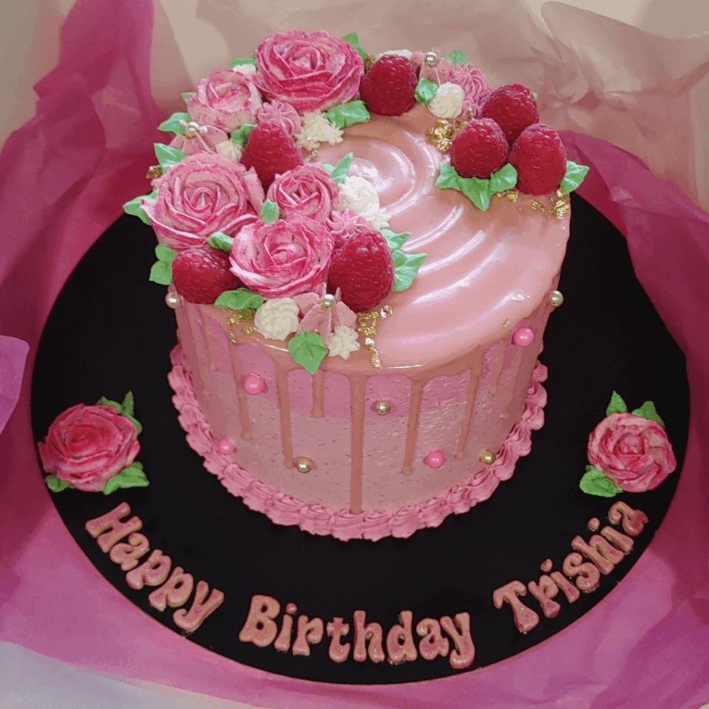 Vanilla & raspberry birthday cake I made last weekend Vanilla & raspberry birthday cake I made last weekend