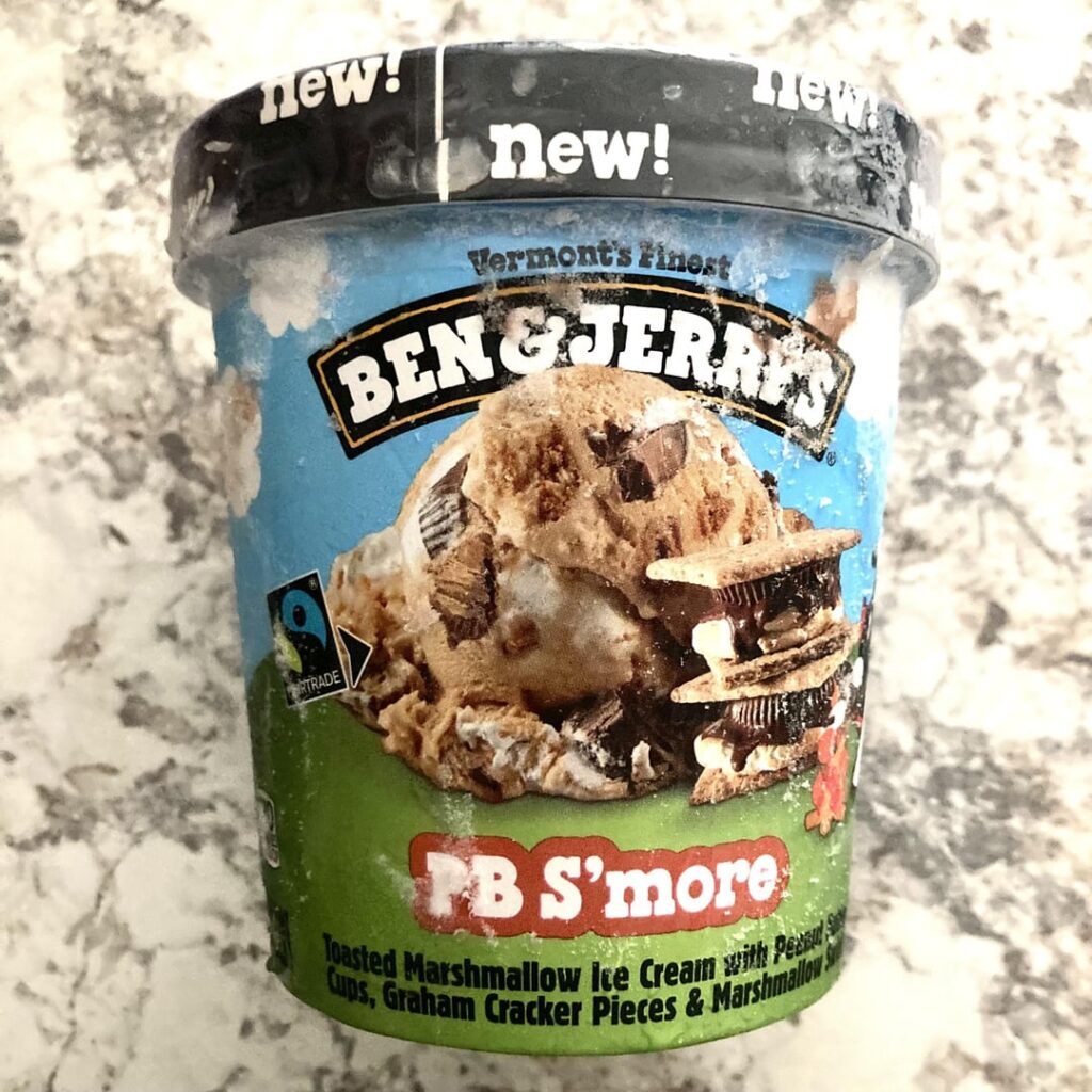 Ben & Jerry’s PB S’more: major improvement over Gimme Smores. Loved this!