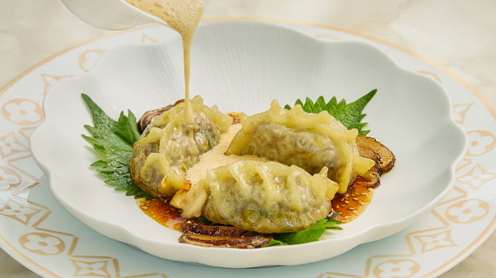 Beef dumplings, priced at 48,000 won, to be served at Le Cafe Louis Vuitton (Louis Vuitton)