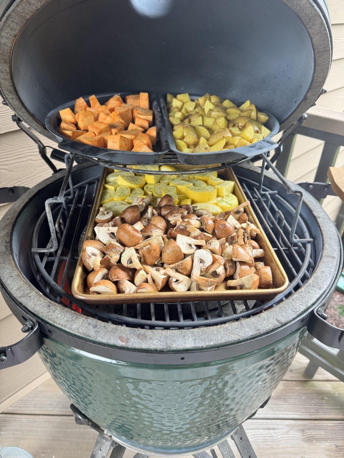 Veggies on the Big Green Egg