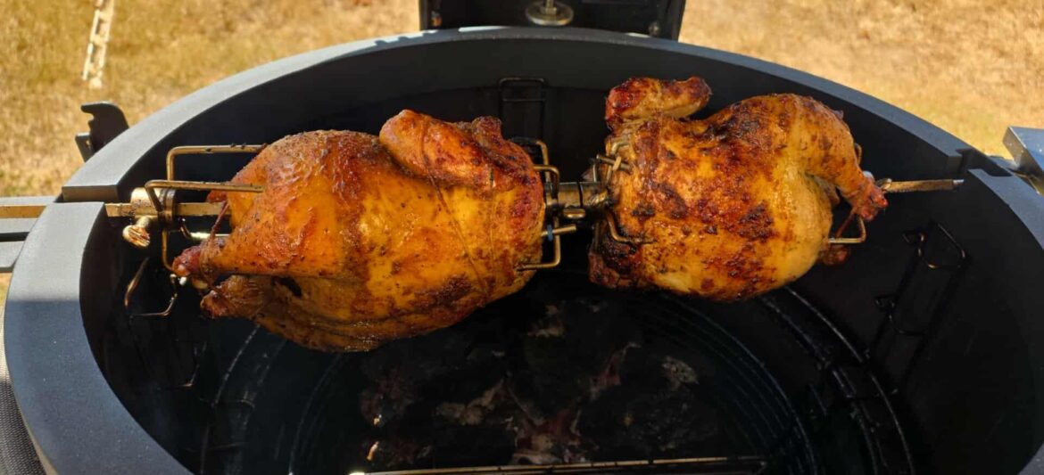 First Rotisserie chicken