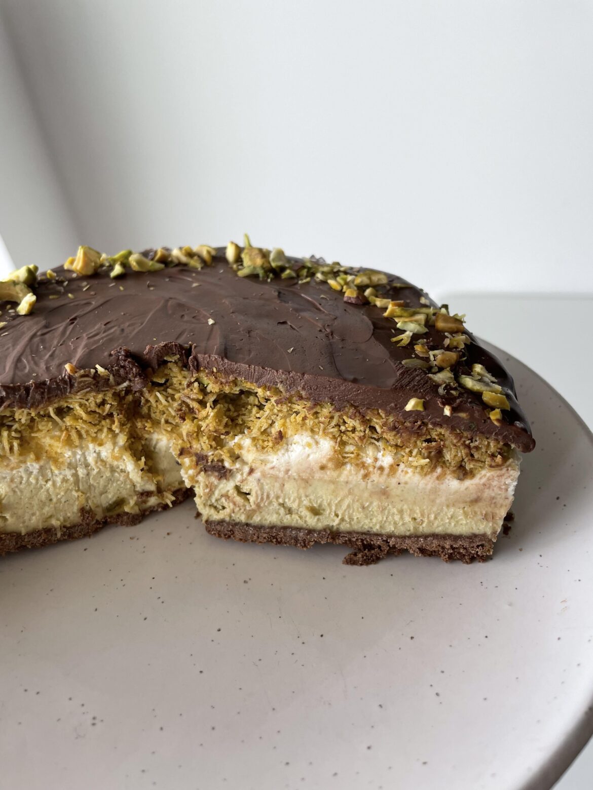 Dubai chocolate cheesecake