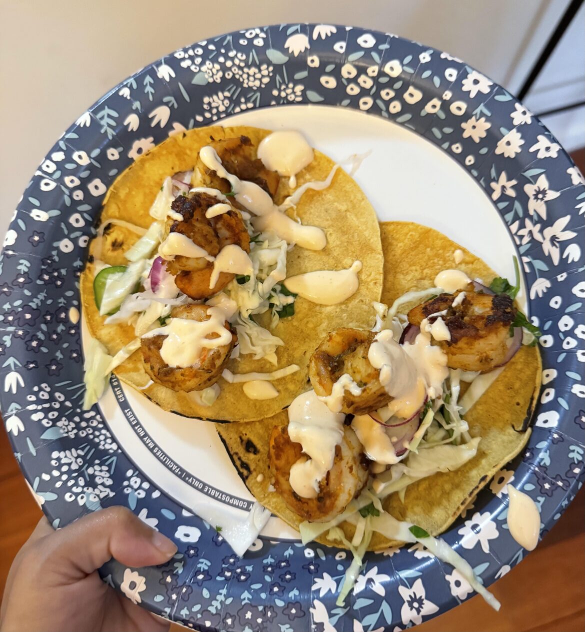 ~300 cal shrimp tacos from skinnytaste