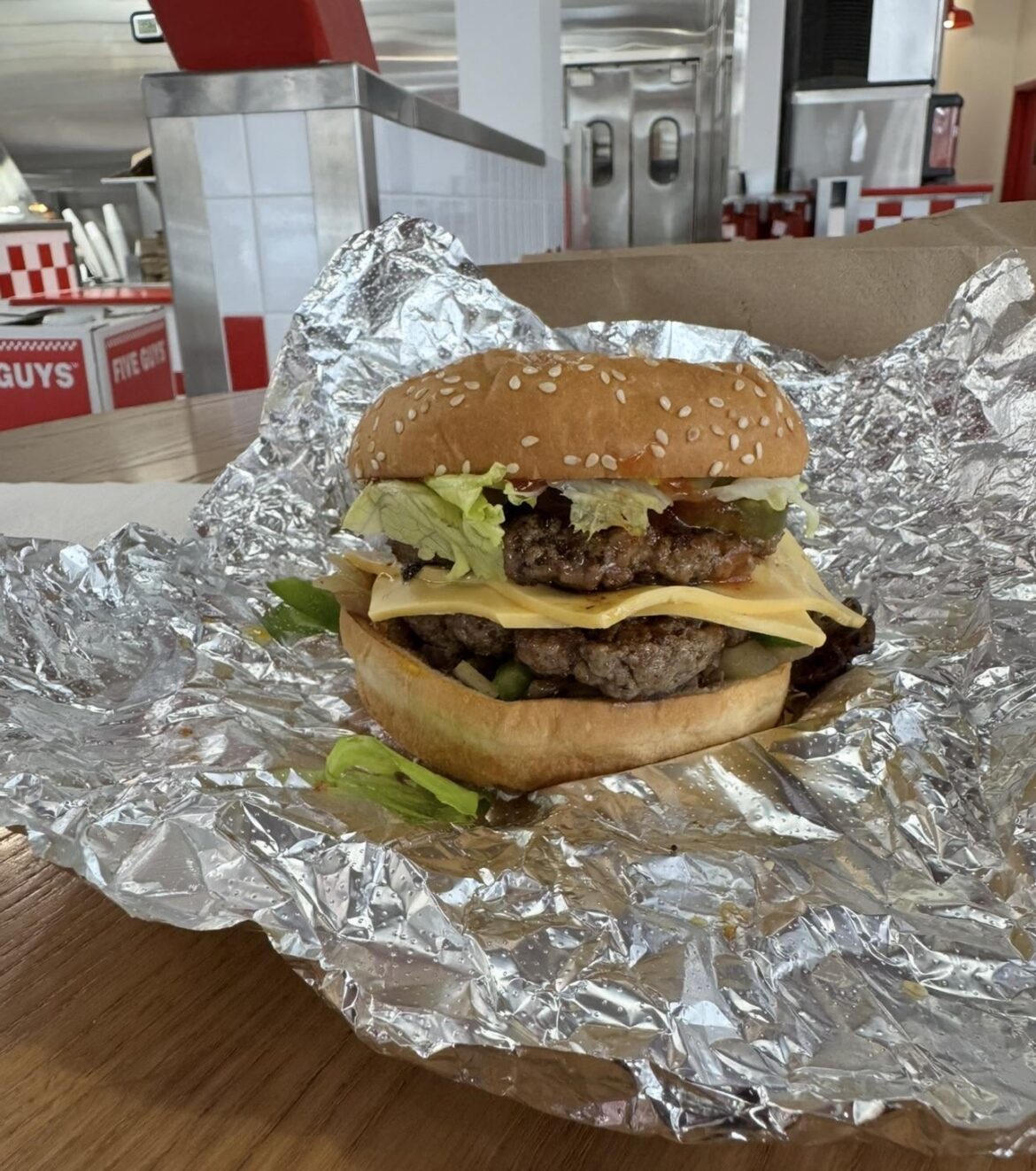 Five Guys always impresses me and satisfies the craving