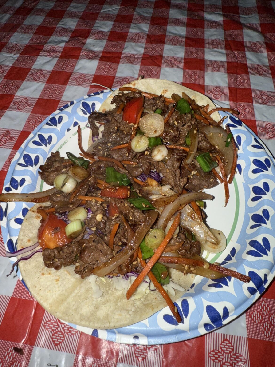 Bulgogi beef tacos from Assa K-Food