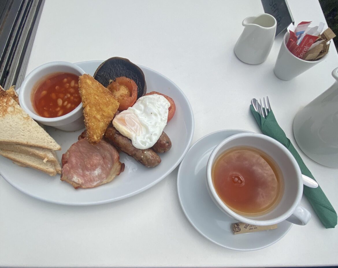 Heights of Abraham in Matlock Bath. £13.95 including a pot of tea which I got 3 and a half cups out of. Plus a lovely view