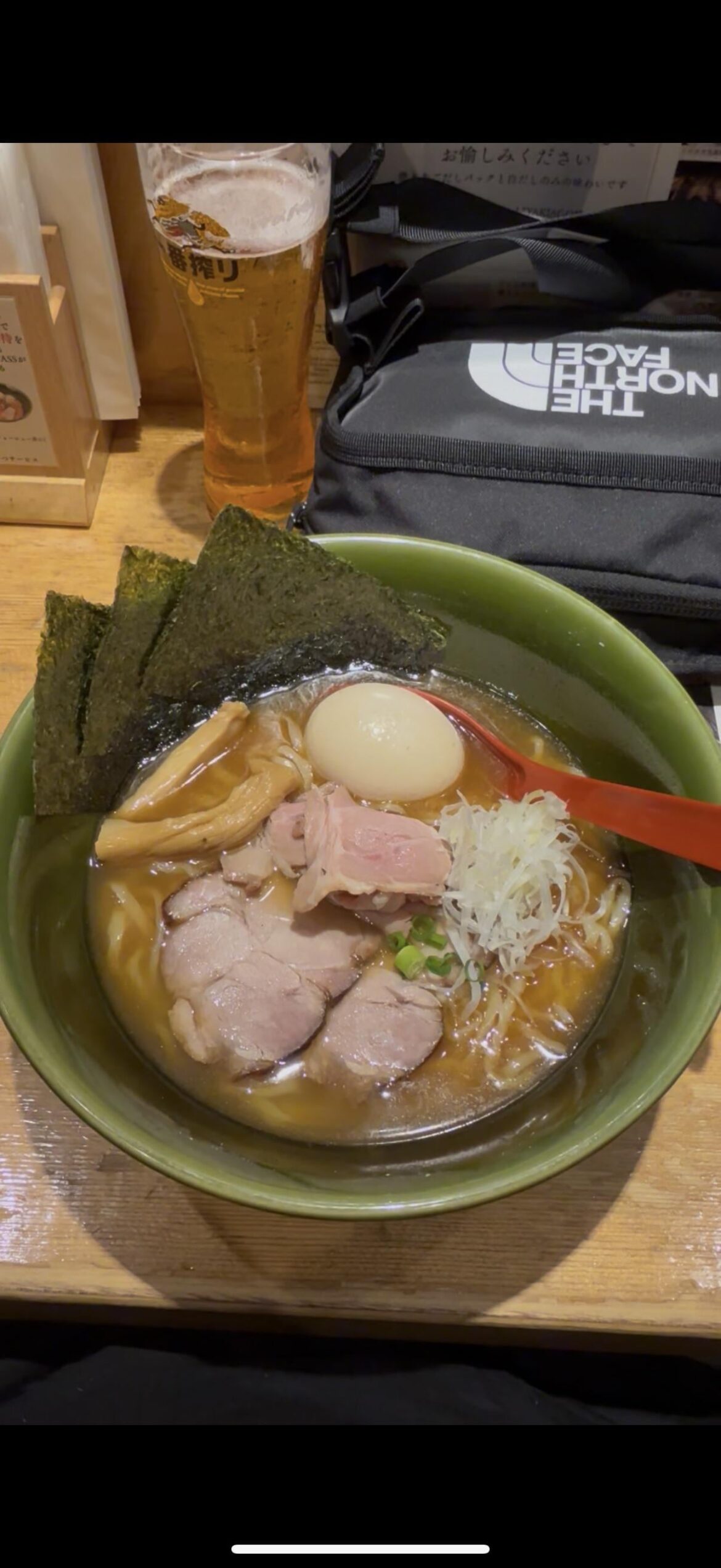 Grilled sea bream ramen at Ramen Takahashi Shinjuku