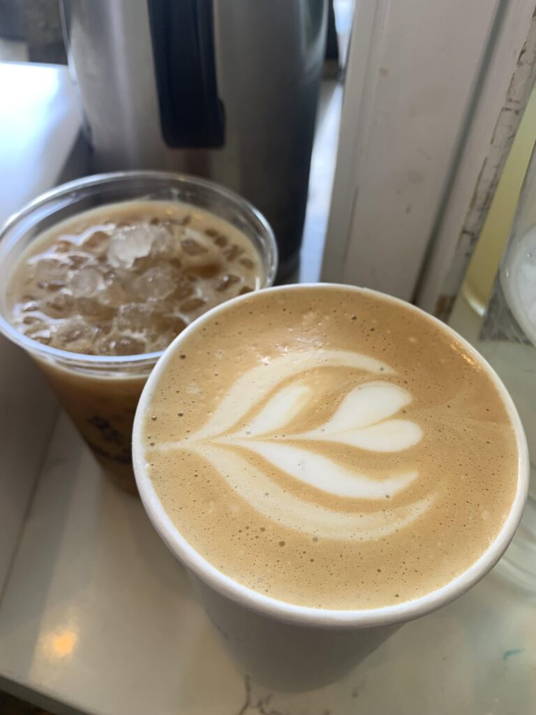 Back on bar for the first time in 7 years! Here are some lattes I made recently.
