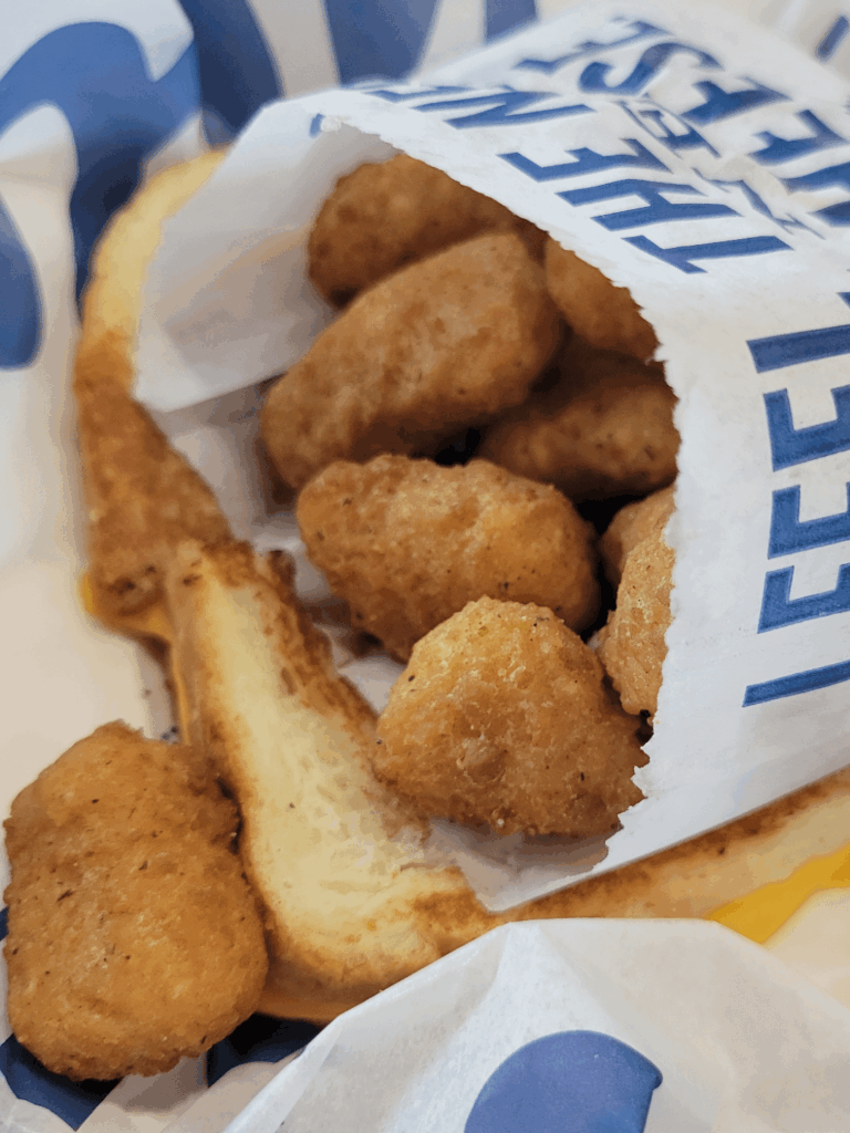 Grilled Cheese and Cheese Curd dinner from Culver's