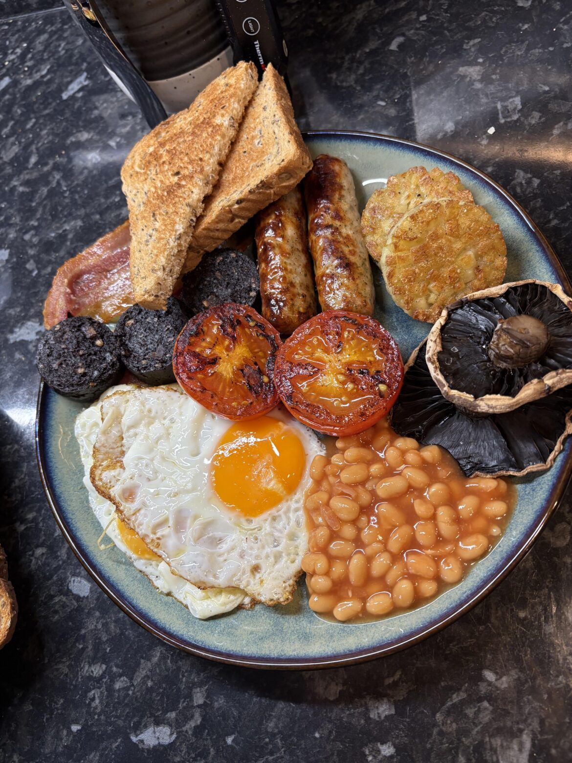 I made breakfast for dinner [homemade].