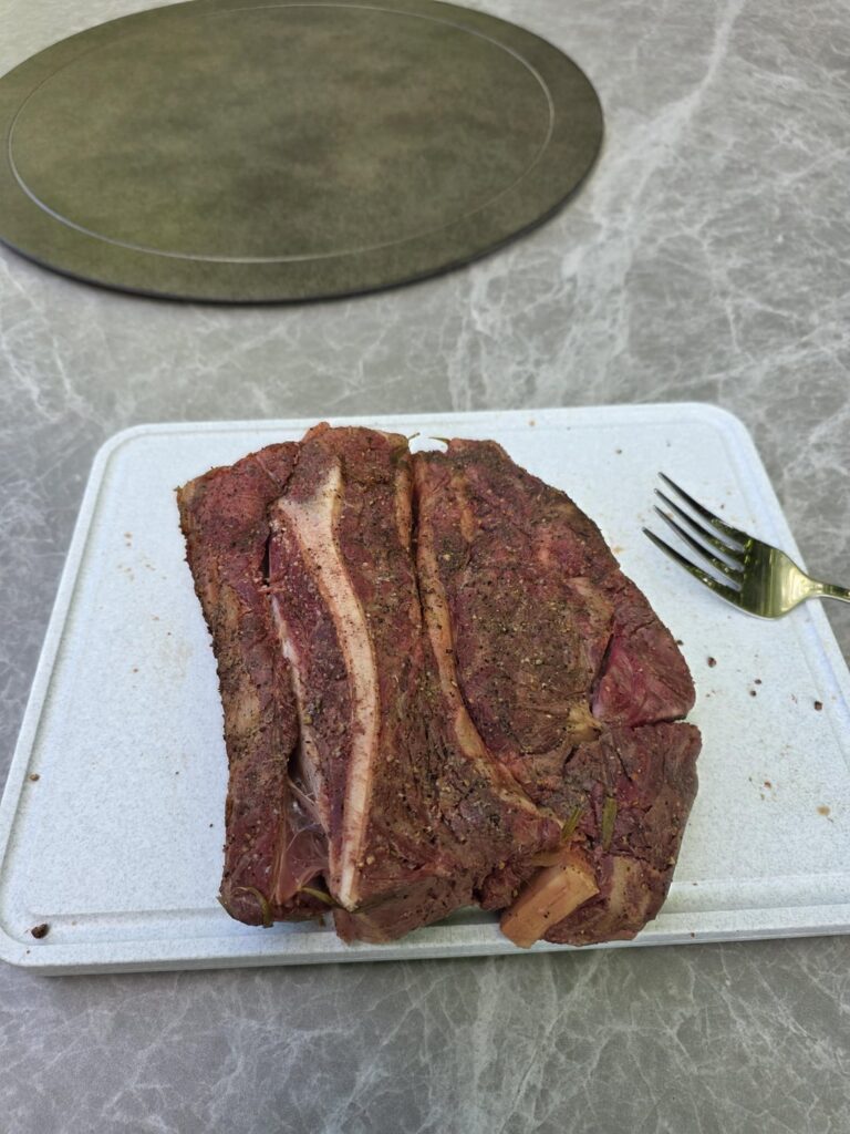 Chuck Arm Roast 131 for 48 Hours Charcoal Chimney Sear