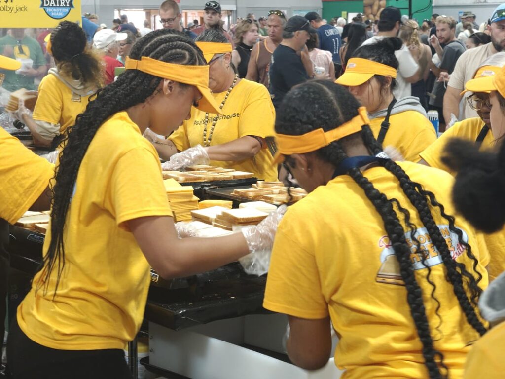 Ground zero...the Wisconsin State Fair Wisconsin products pavilion.