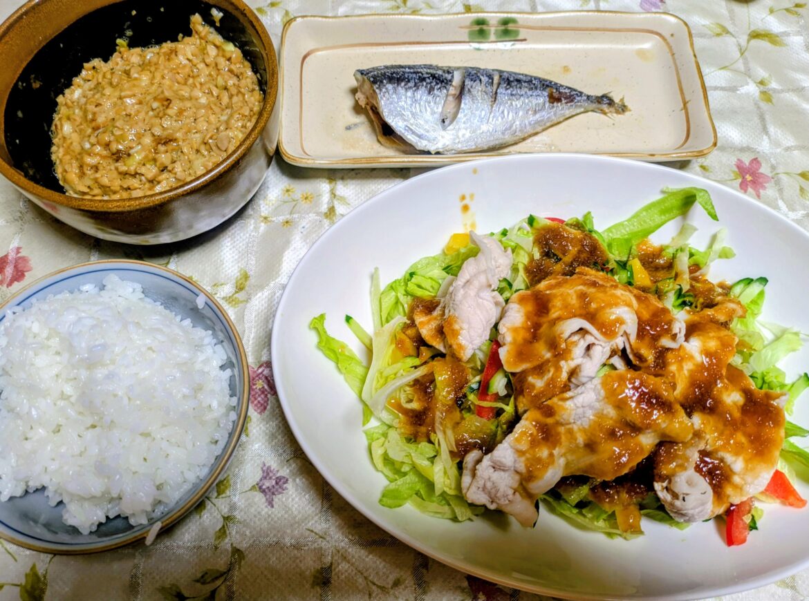 Last night's dinner/昨日のお夕飯