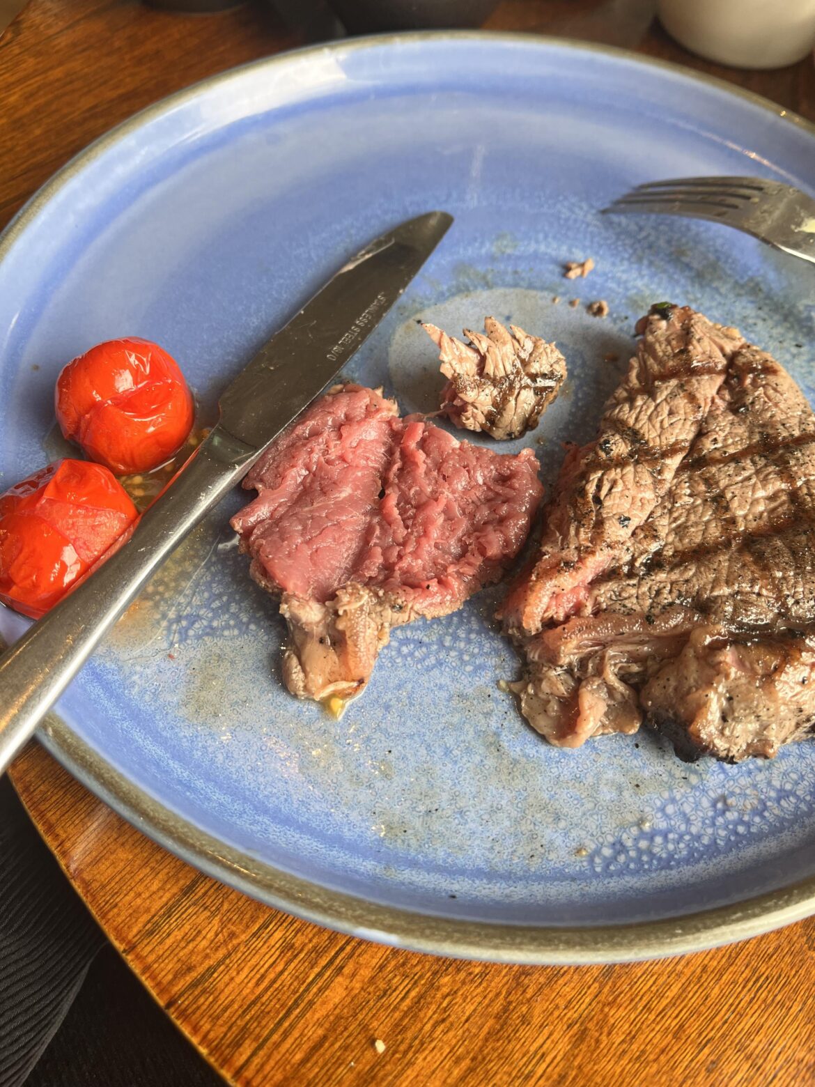 Did I get served raw meat or am I being dumb.