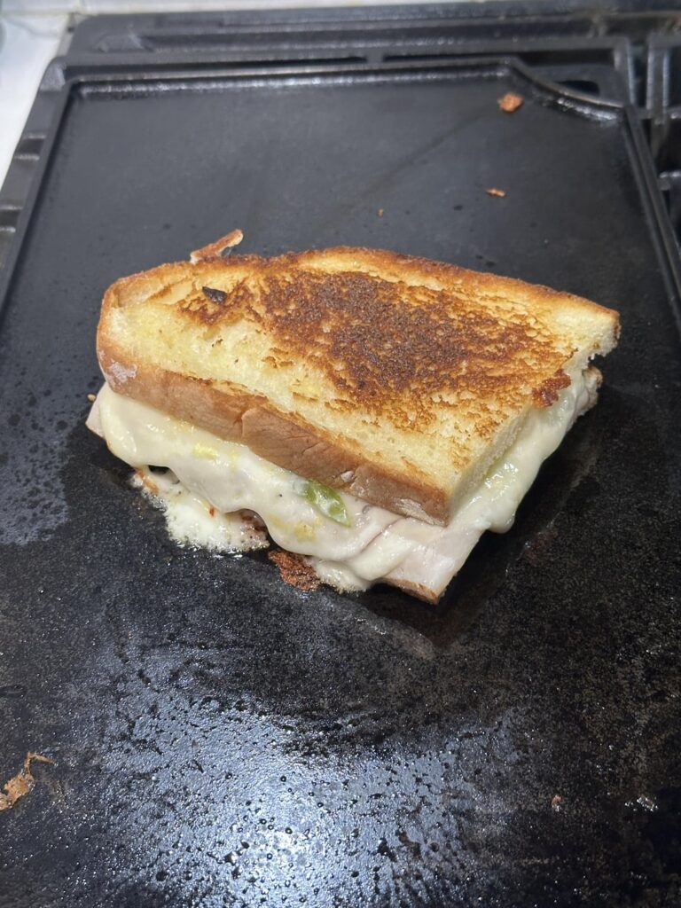 it’s 11:10pm and this is turkey and provolone.